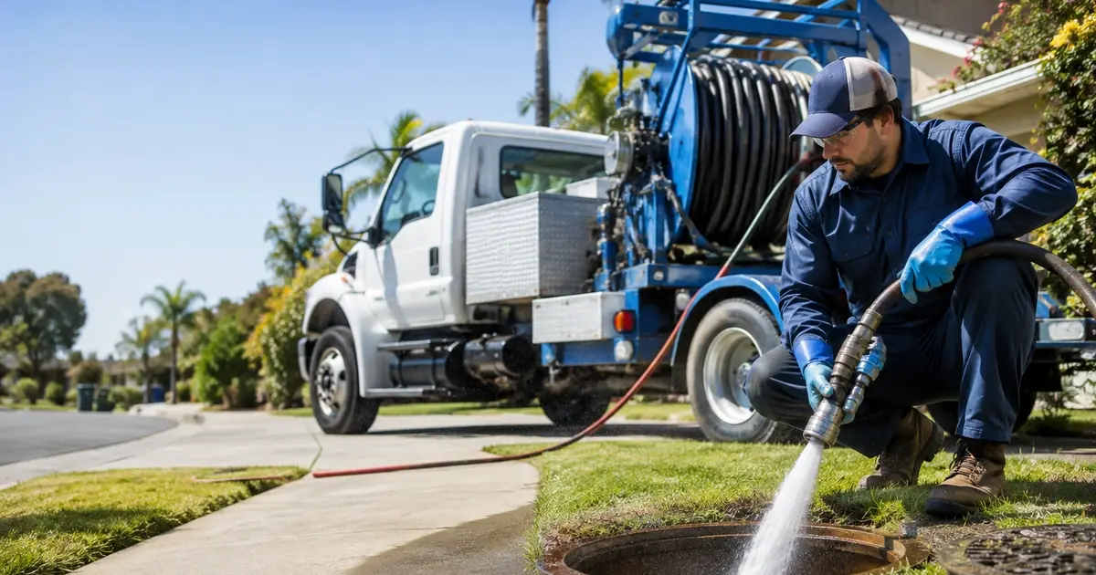 Hydro jet sewer cleaning Lemoore