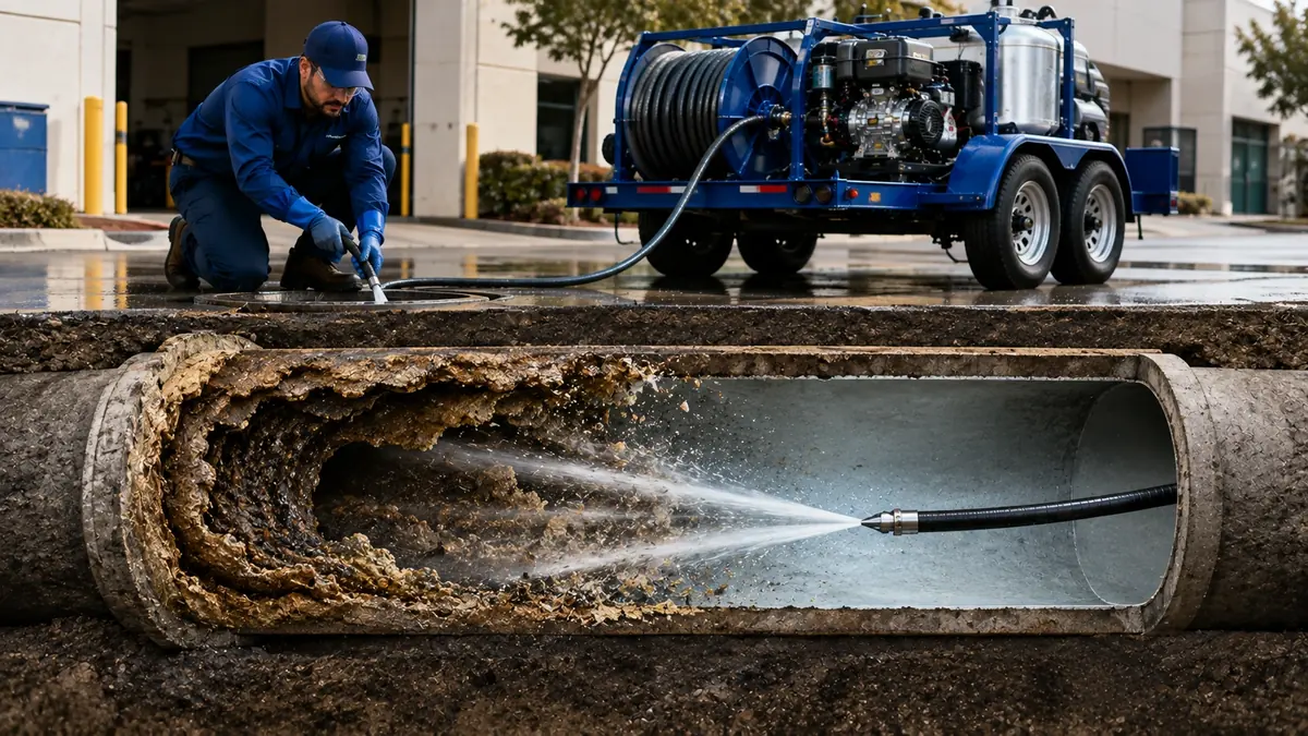 Sewer Pipe Descaling in Lemoore